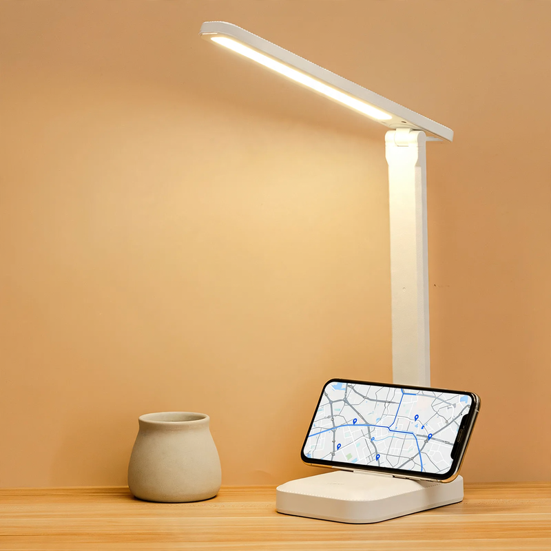 LED-Schreibtischlampe mit Farbtemperaturwahl