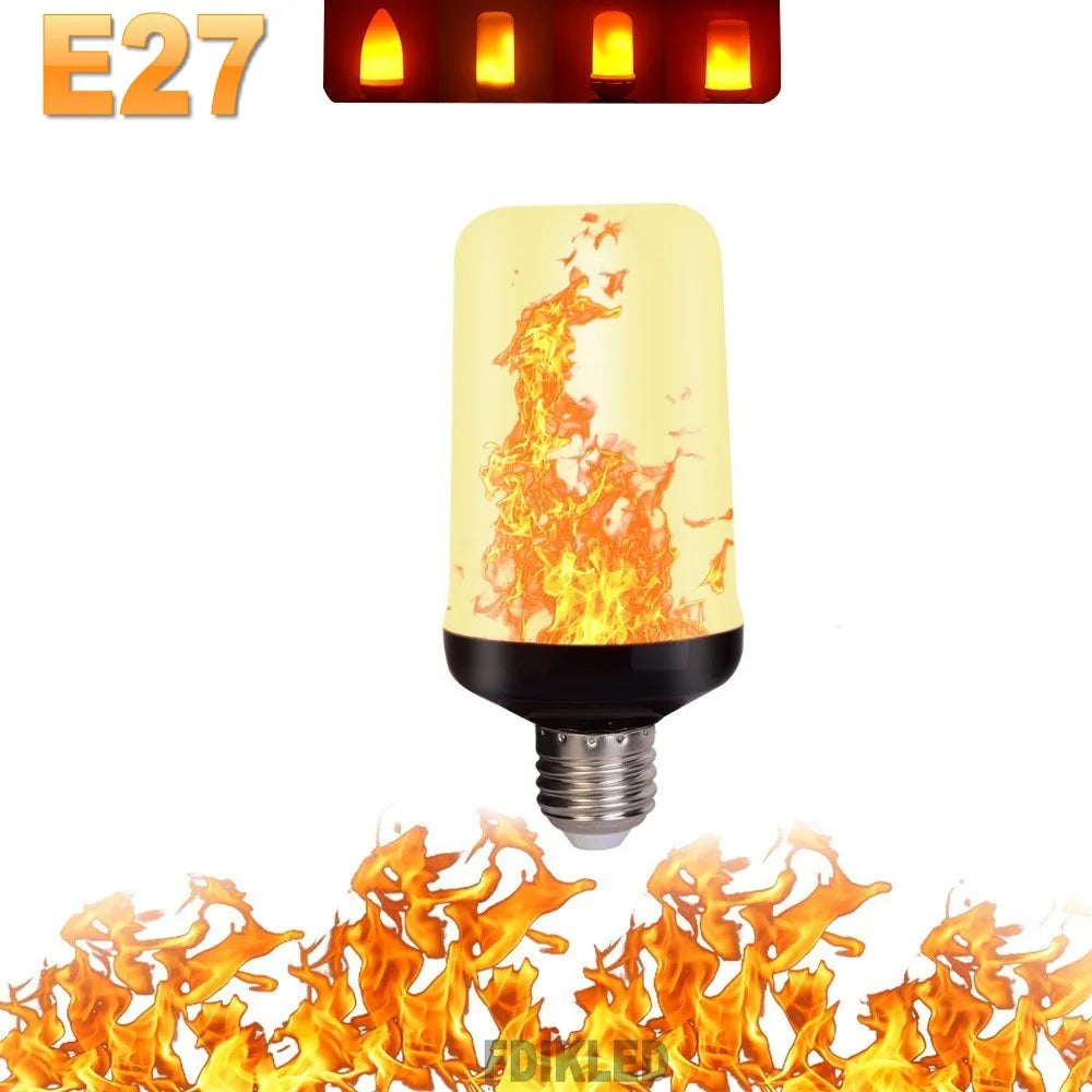 LED FLAME LIGHT PARTY LAMP - 4 MODI FEUER SIMULATION | Karnz