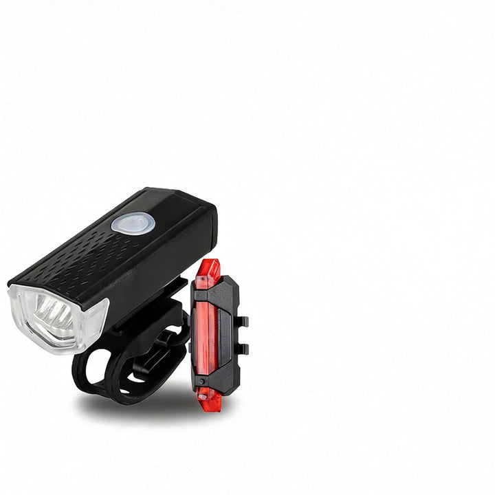 Fahrradlicht-Set, USB-aufladbar, wasserdicht
