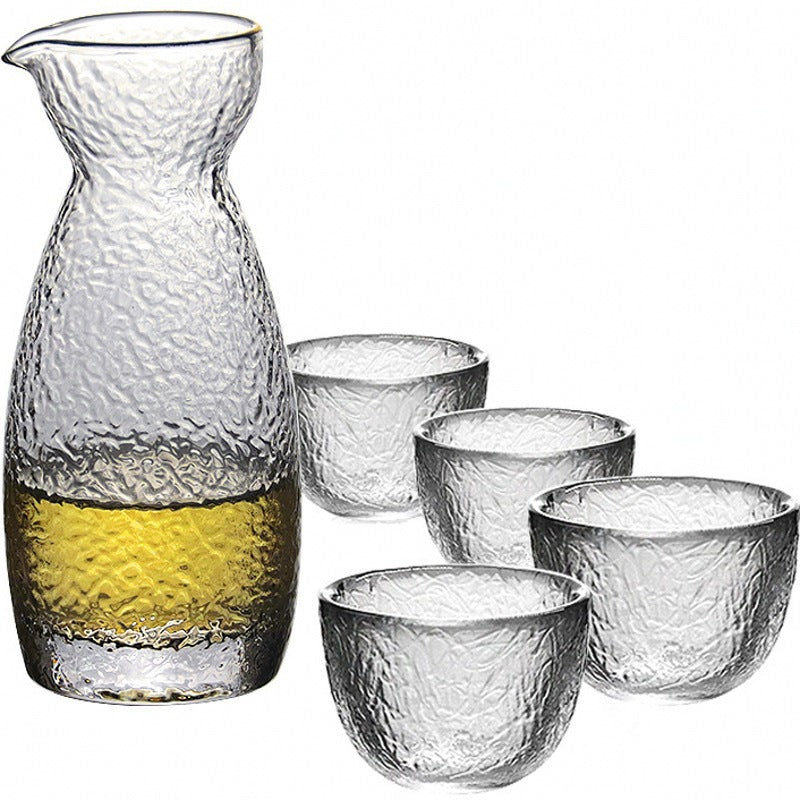 Glastassen, ca. 200 ml, mit Wellenmuster