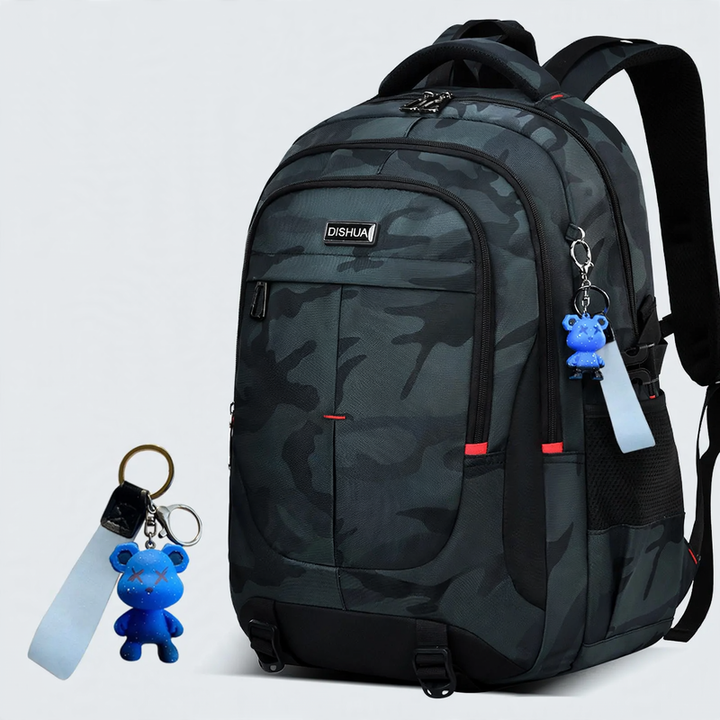 Schulrucksack mit Rolltop-Verschluss, groß