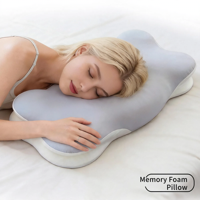 Nackenstützkissen aus Memory-Schaum, Schmetterlingsform