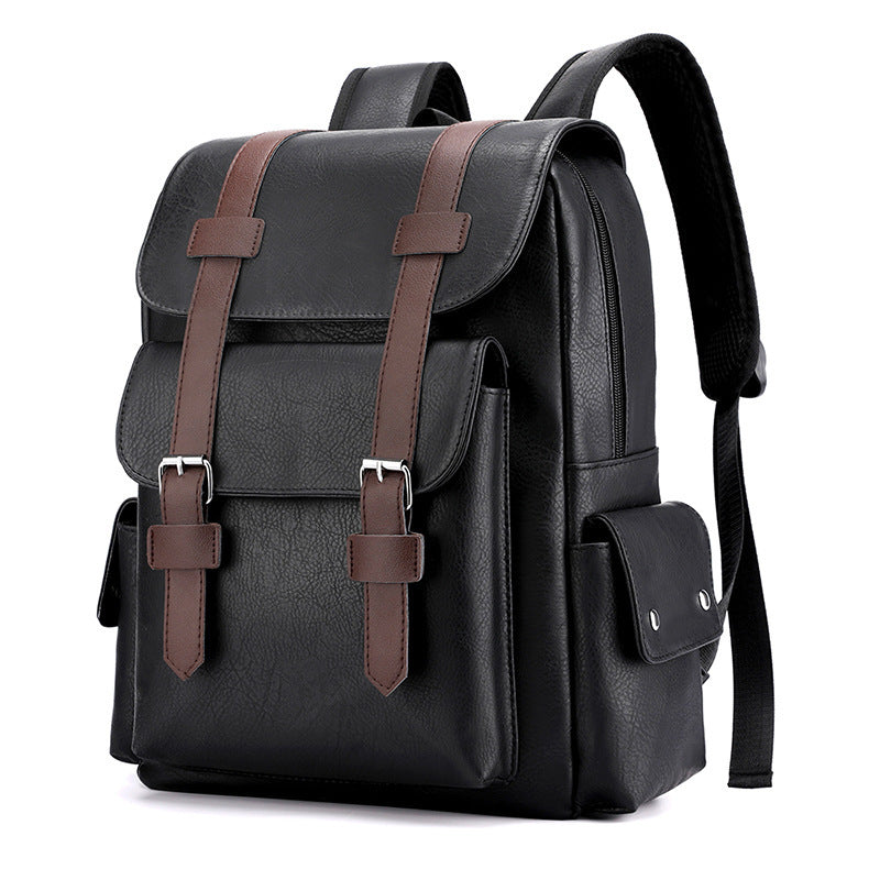 Rucksack aus PU-Leder, 20–35 L, Modell 975
