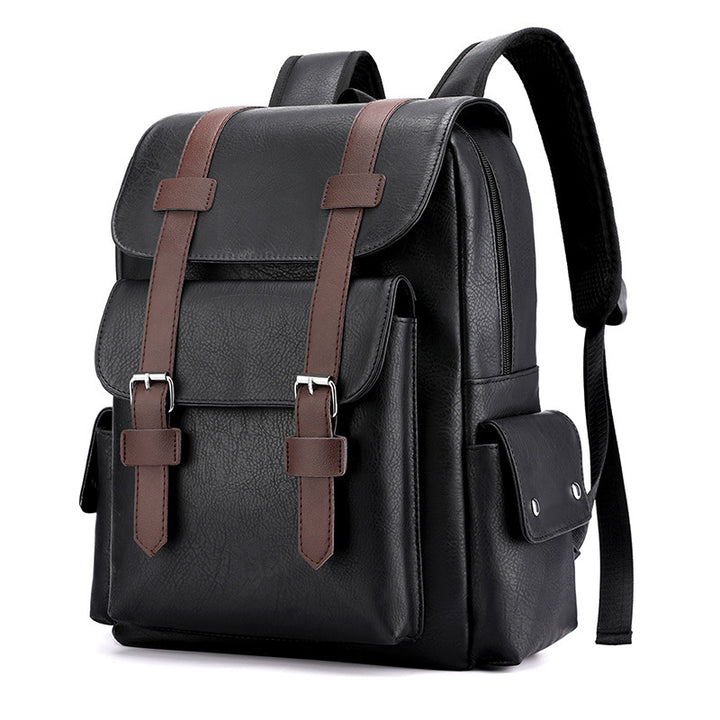 Rucksack aus PU-Leder, 20–35 L, Modell 975