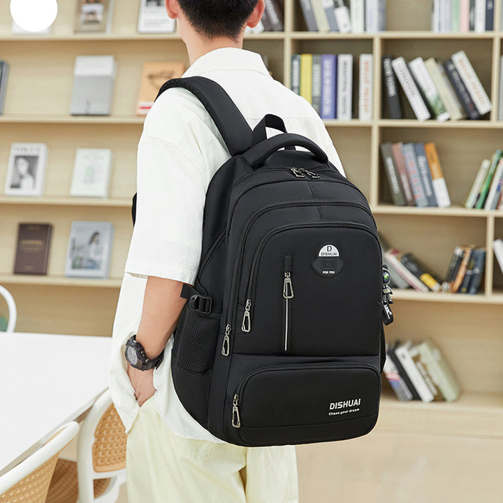 Schulrucksack mit Rolltop-Verschluss, groß