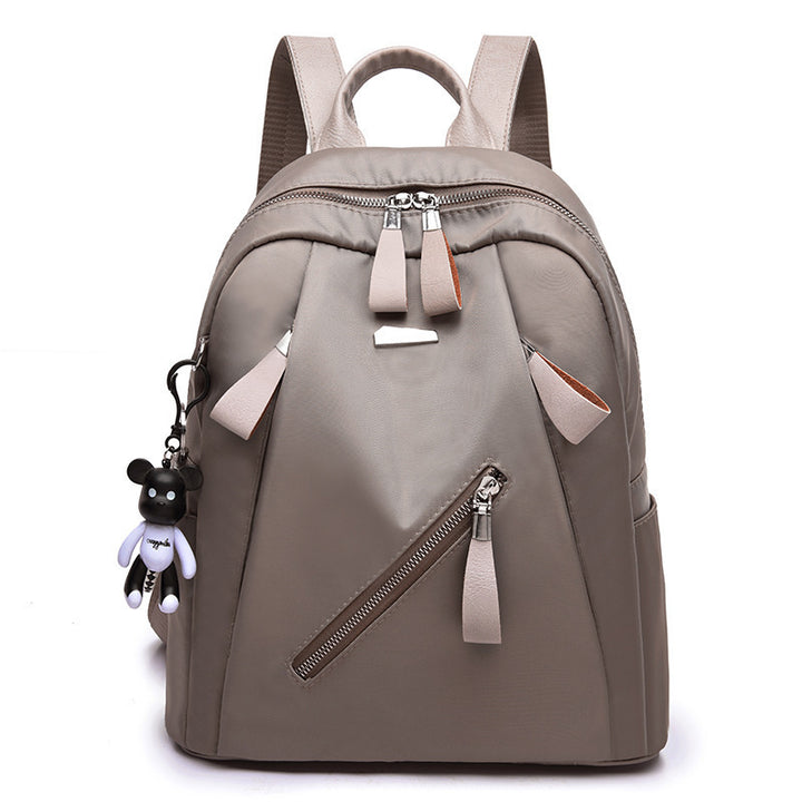 Damen-Rucksack, Nylon, Rückenlastausgleich, zeitlos