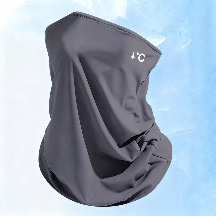 UV-Schutz-Gesichtsmaske mit Ohrschlaufen und Nackenschutz