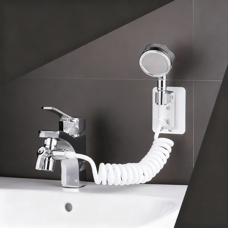 Wasserhahn-Aufsatz mit Duschkopf und Filterung