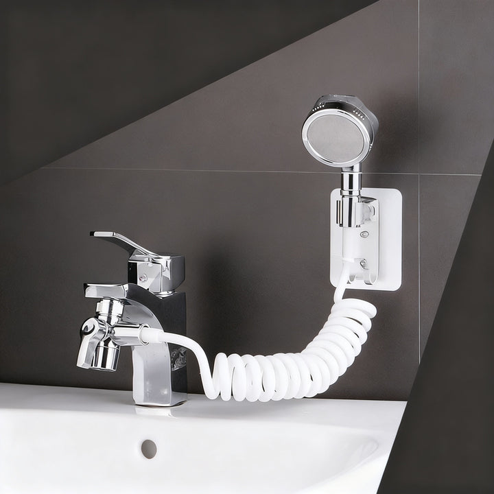 Wasserhahn-Aufsatz mit Duschkopf und Filterung
