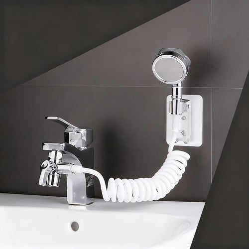 Wasserhahn-Aufsatz mit Duschkopf und Filterung
