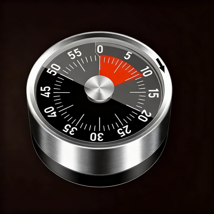 Mechanischer Küchentimer mit Magnethalterung
