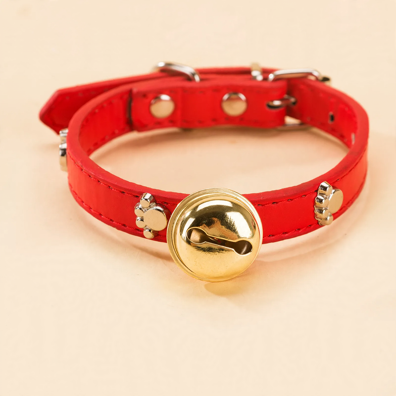 Verstellbares Haustier-Halsband mit Glocke