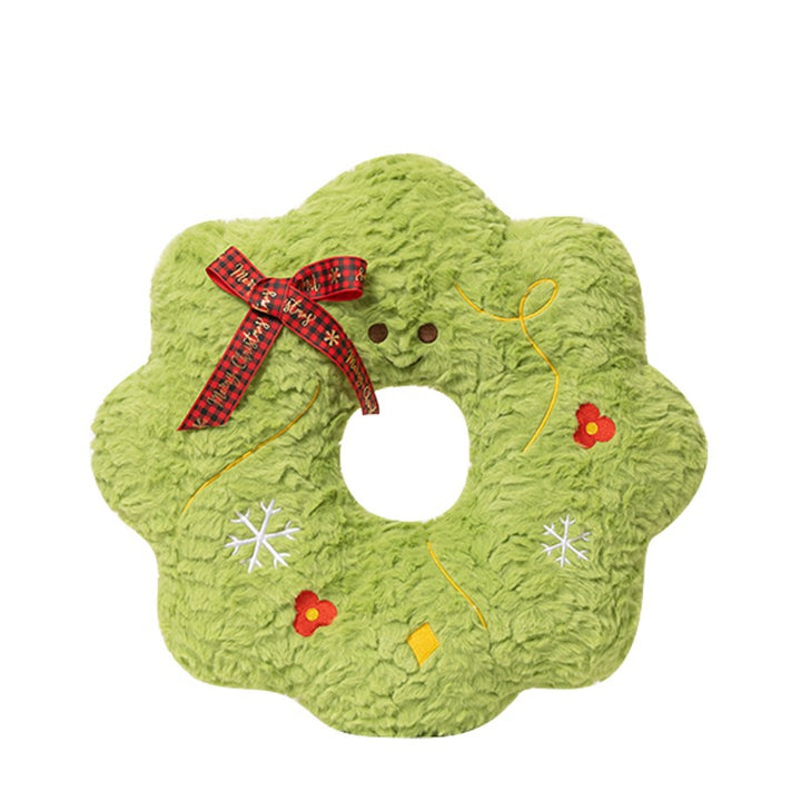 Weihnachts-Plüschkissen mit Motiven, 40 cm