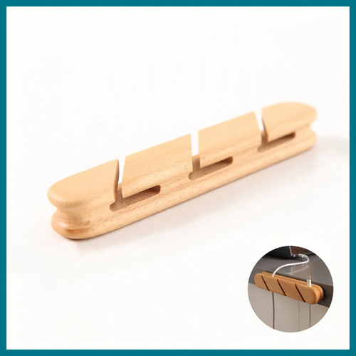 Kabelorganizer aus Holz, Modell K009