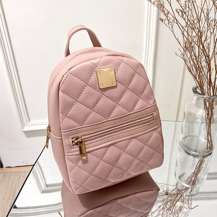 Stickerei-Rucksack für Damen, PU-Material