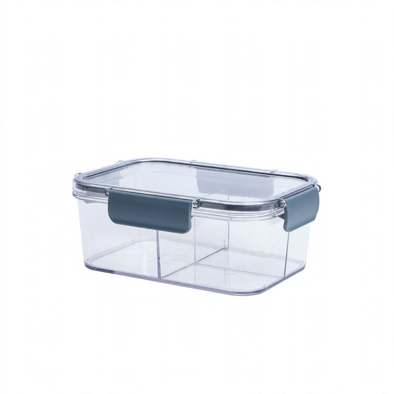 Frischhaltebox mit Fächern für Obst und Speisen