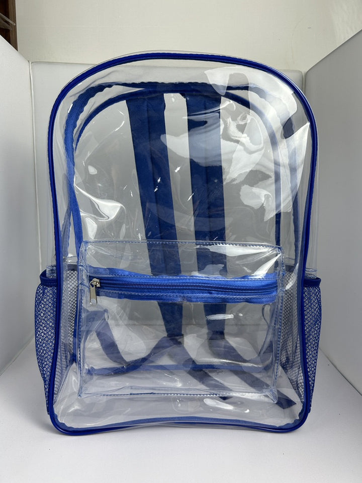 Transparenter PVC-Rucksack mit großem Fassungsvermögen