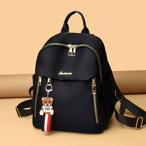 Oxford-Rucksack Damen, 25×12×29 cm, atmungsaktiv