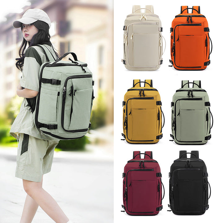 Nylon-Rucksack, 20–35 L, mit Schuhfach und Erweiterung