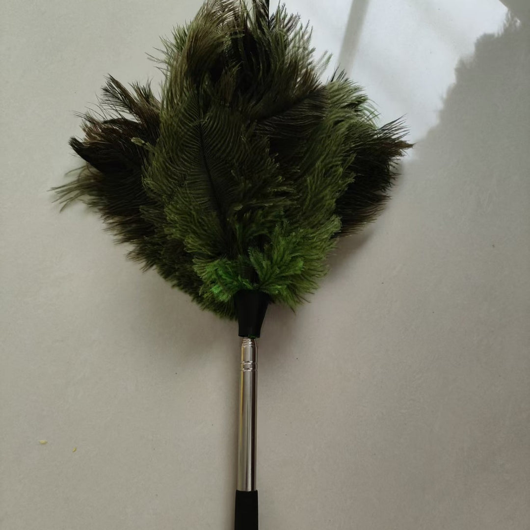 Ausziehbarer Straußenfeder-Staubwedel, 120 cm