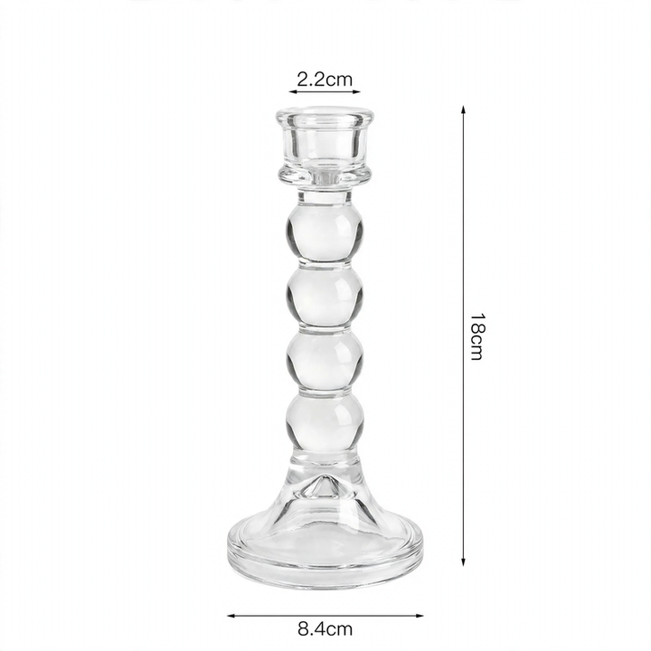 Glaskerzenstänger, modernes Design