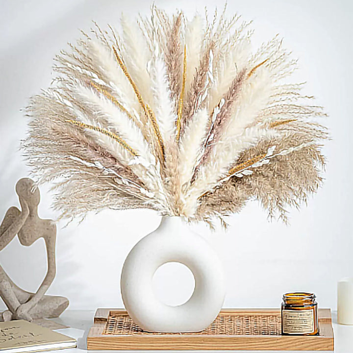 Trockenblumenbund, Pampas und Naturmaterialien