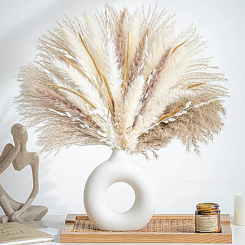 Trockenblumenbund, Pampas und Naturmaterialien