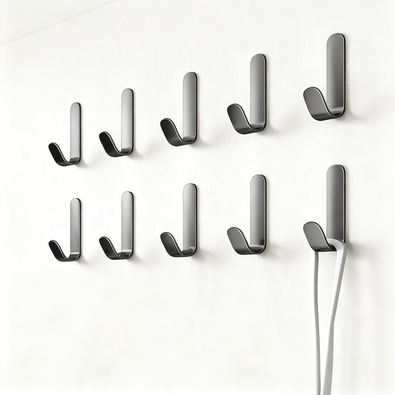 Aluminium-Wandhaken mit Klebefläche