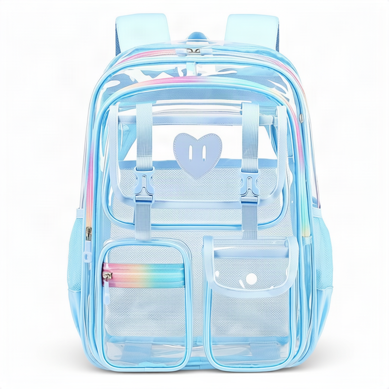 Transparenter PVC-Rucksack, wasserfest