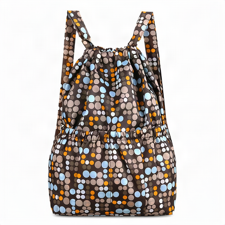 Damen-Rucksack mit Druckmuster, strapazierfähig, großes Volumen