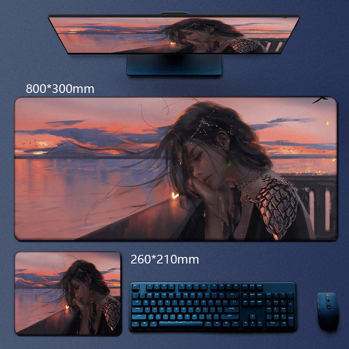 XXL Gaming-Mousepad mit Anime-Design