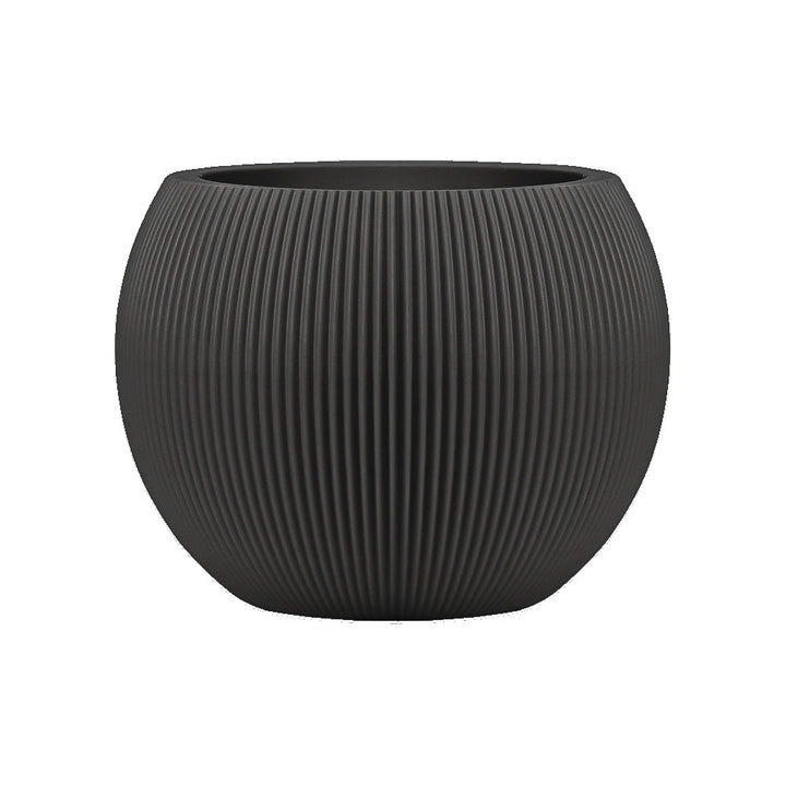 Keramikblumenvase, Landhausstil, Webstruktur