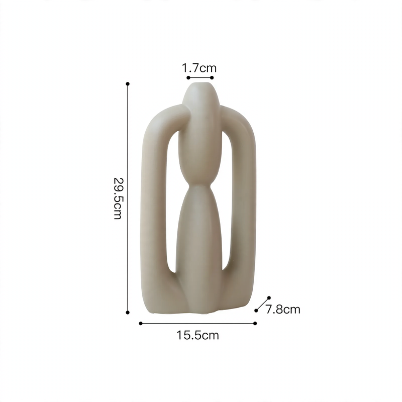 Keramik-Blumenvase, europäischer Stil