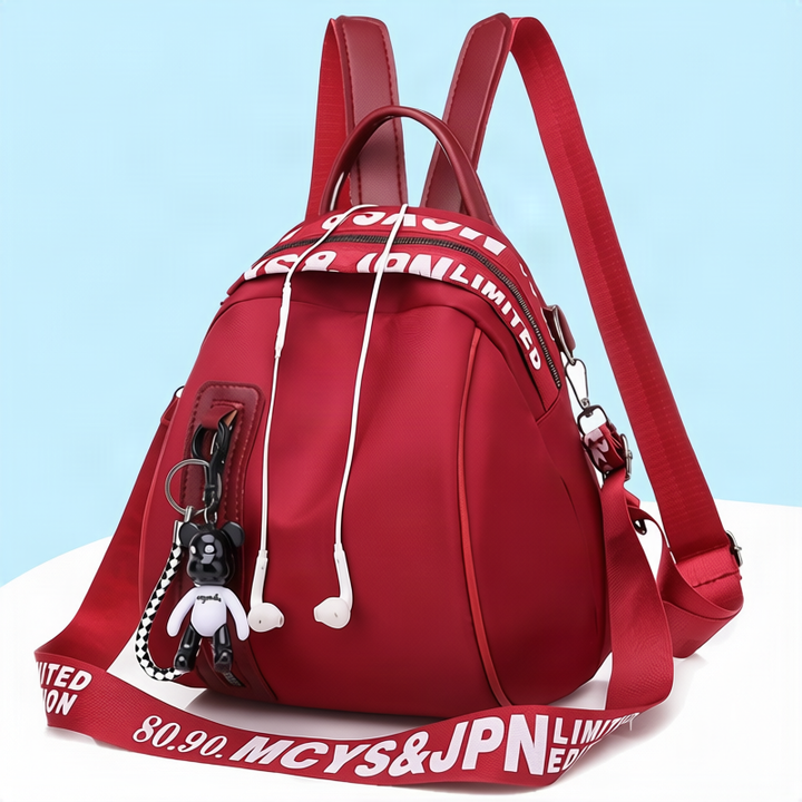Baumwoll-Rucksack für Damen, vielseitig, Streetwear-Stil