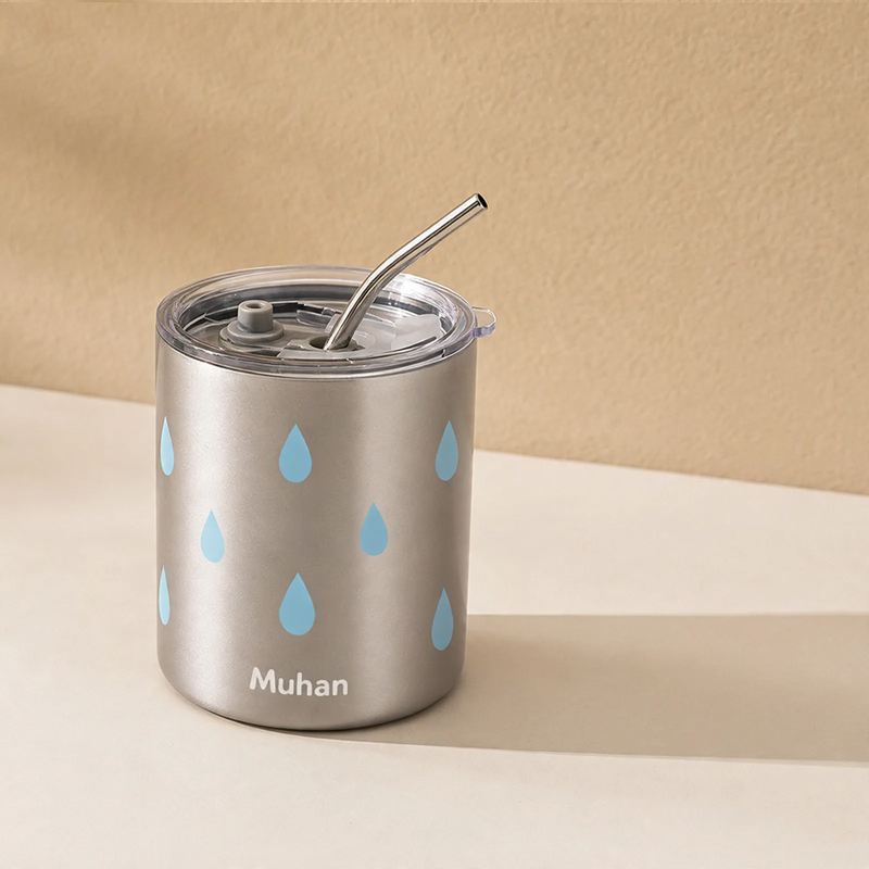 Isolierbecher 350–600 ml mit Doppelwand und Trinkdeckel