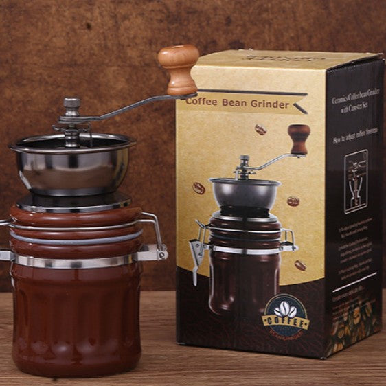 Handkaffeemühle mit CNC-Mahlwerk und Bürste