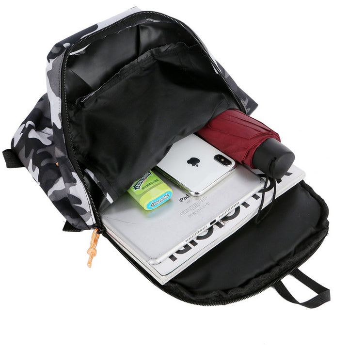 Atmungsaktiver Rucksack, 8-Zoll-Fach, Einfarbig