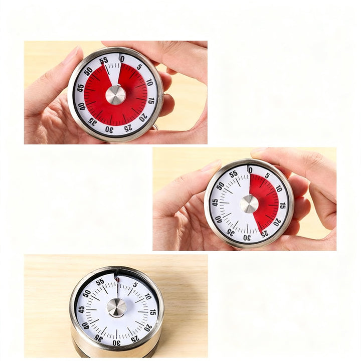 Mechanischer Küchentimer mit Magnethalter