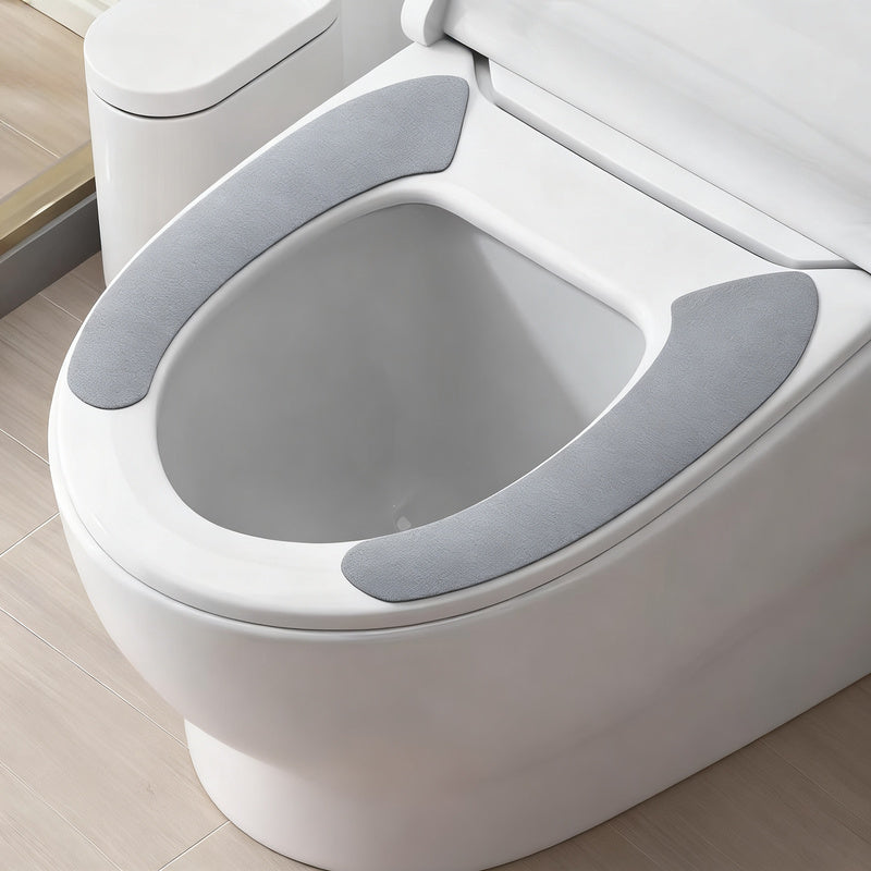 WC-Sitz-Auflage aus Plüsch, selbstklebend