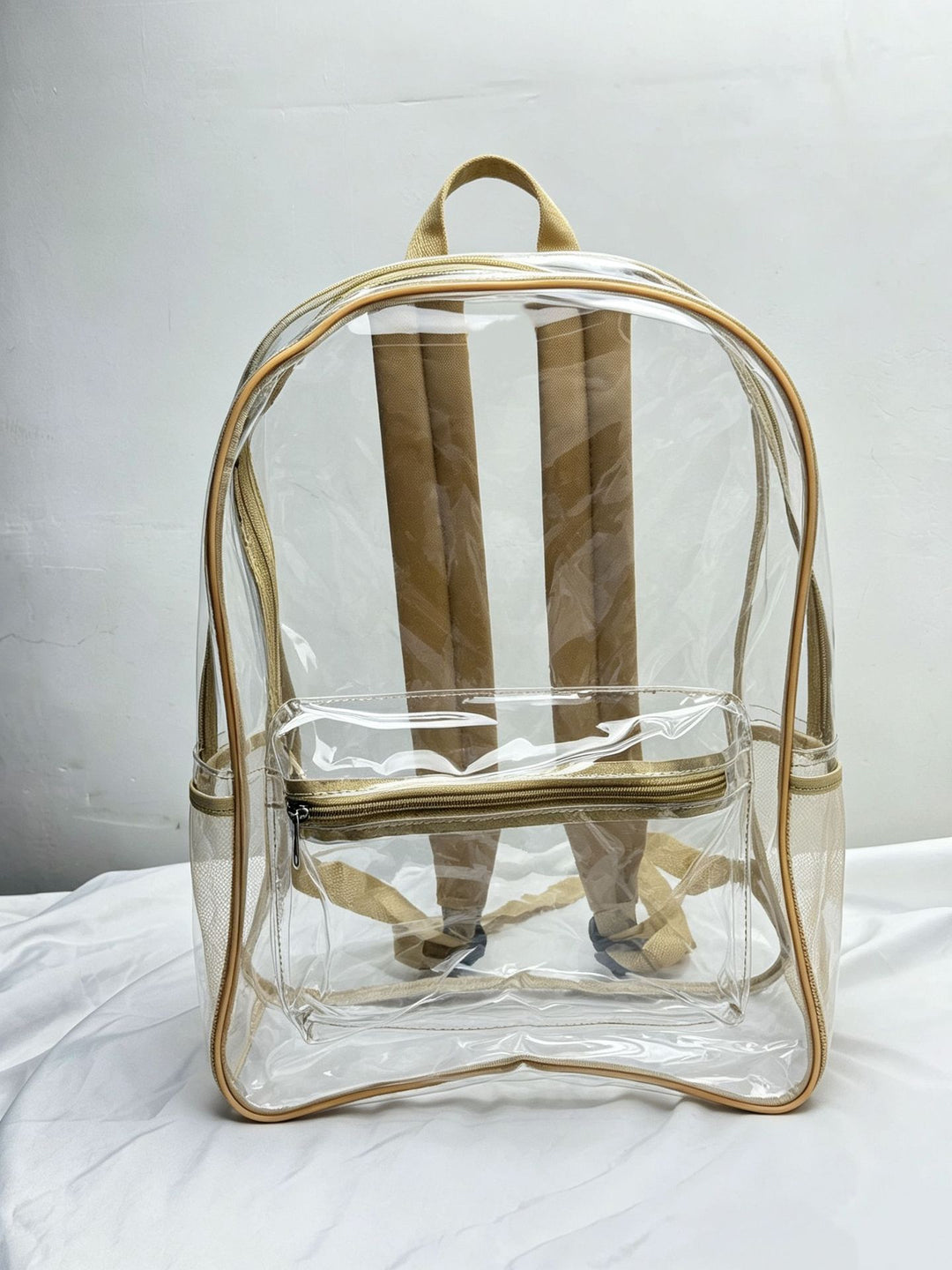 Transparenter PVC-Rucksack mit großem Fassungsvermögen