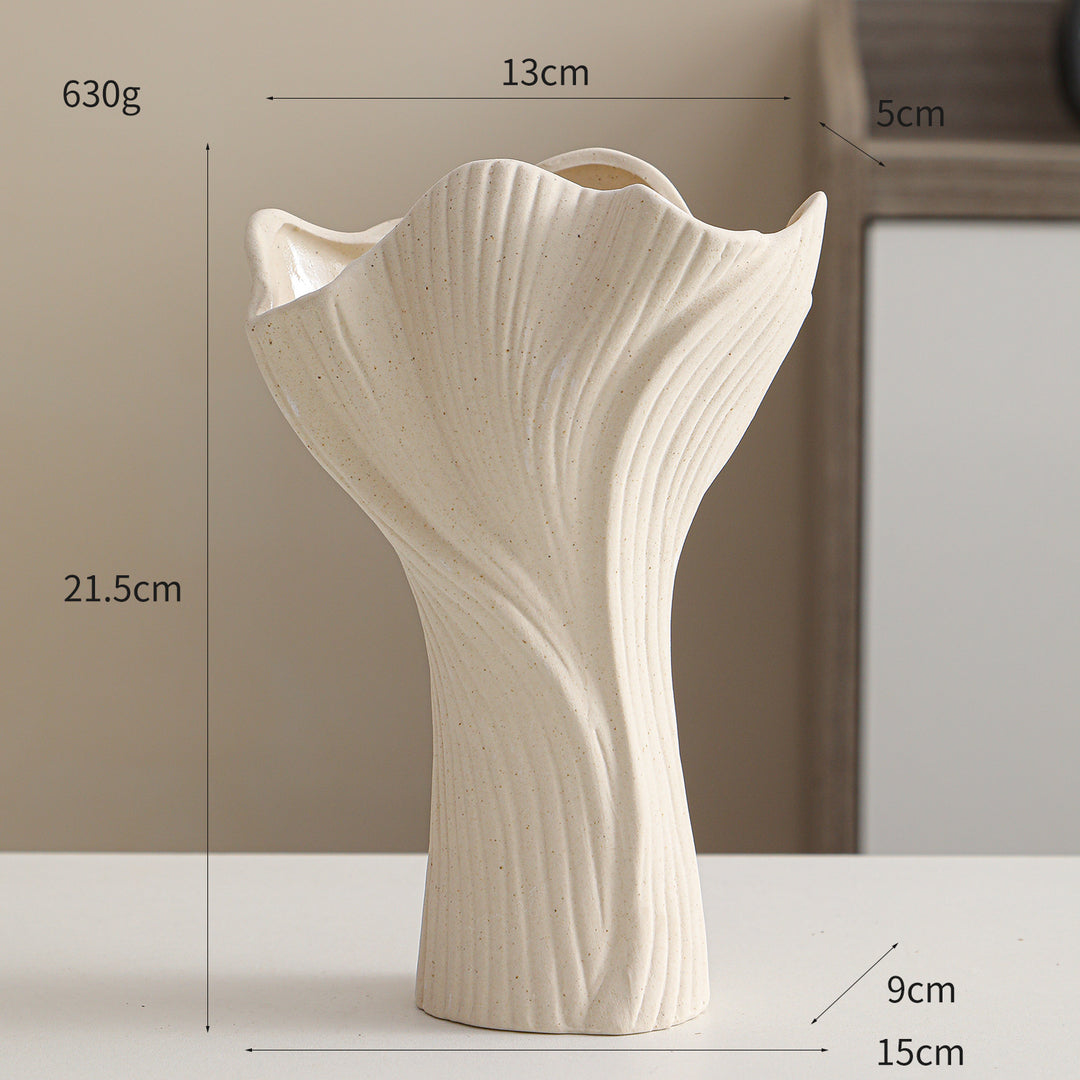 Keramik-Vase Flower, modern