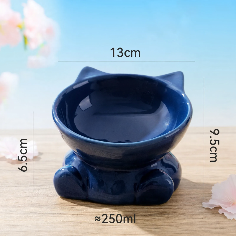 Keramik-Haustier-Trinkschale mit Wasserzirkulation