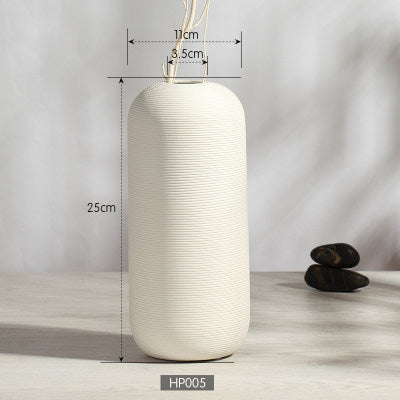 Keramik-Blumenvase, modern, weiß