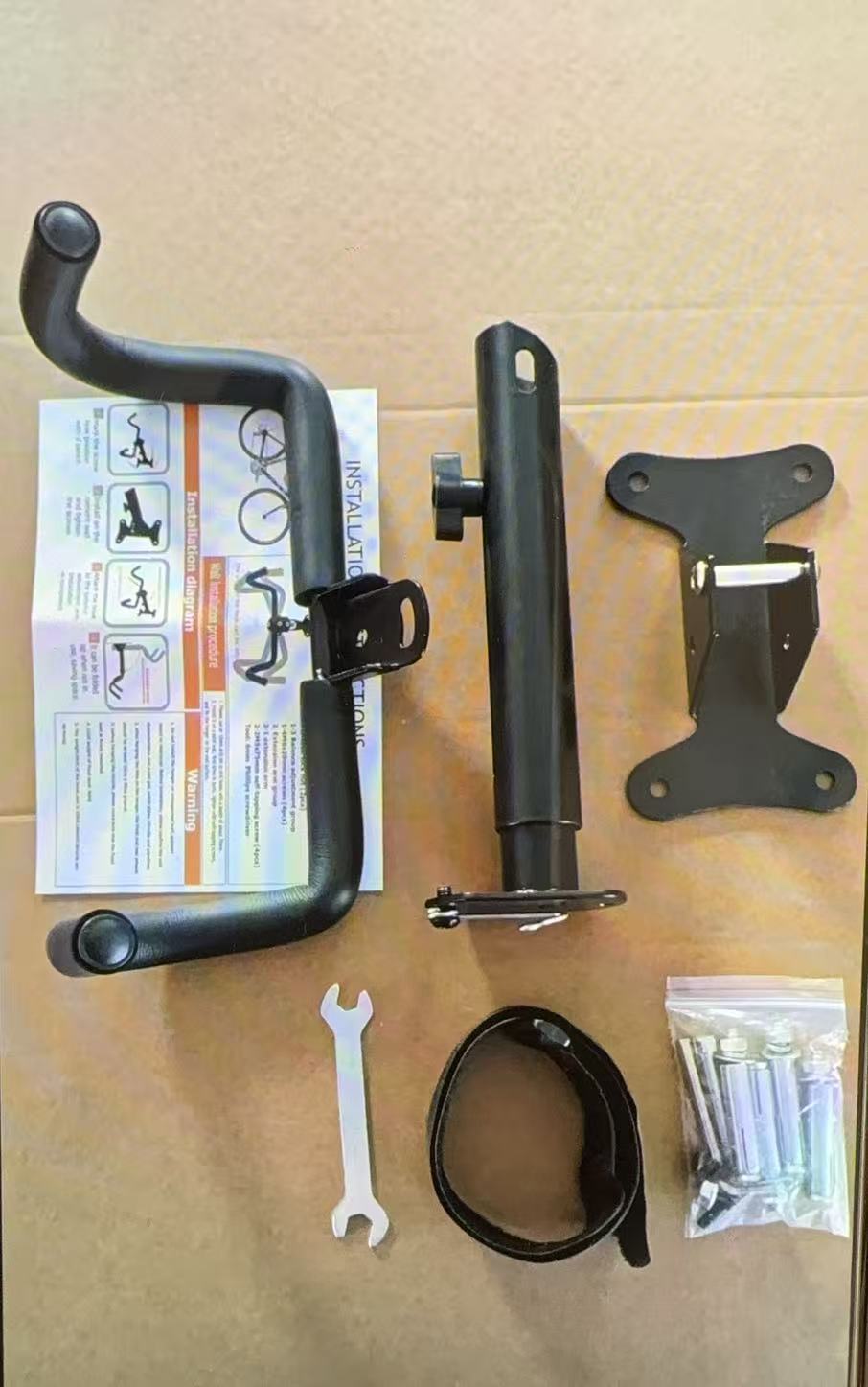 Fahrradwandhalter aus Stahlblech
