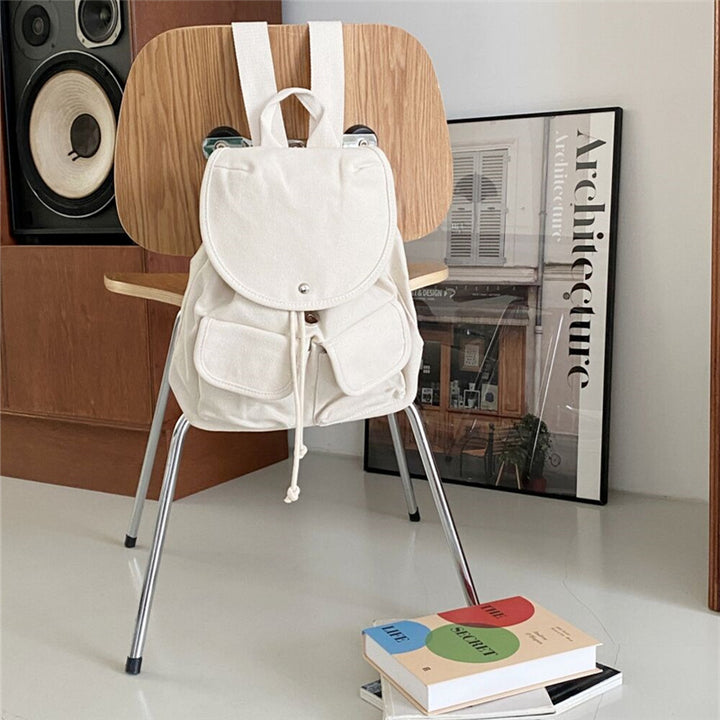 Rucksack Leinen, verschleißfest, Kordelzug