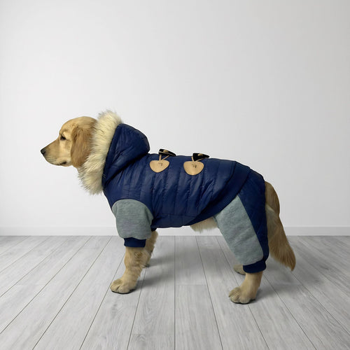 Hundejacke, vier Beine, Polarfleece, winddicht