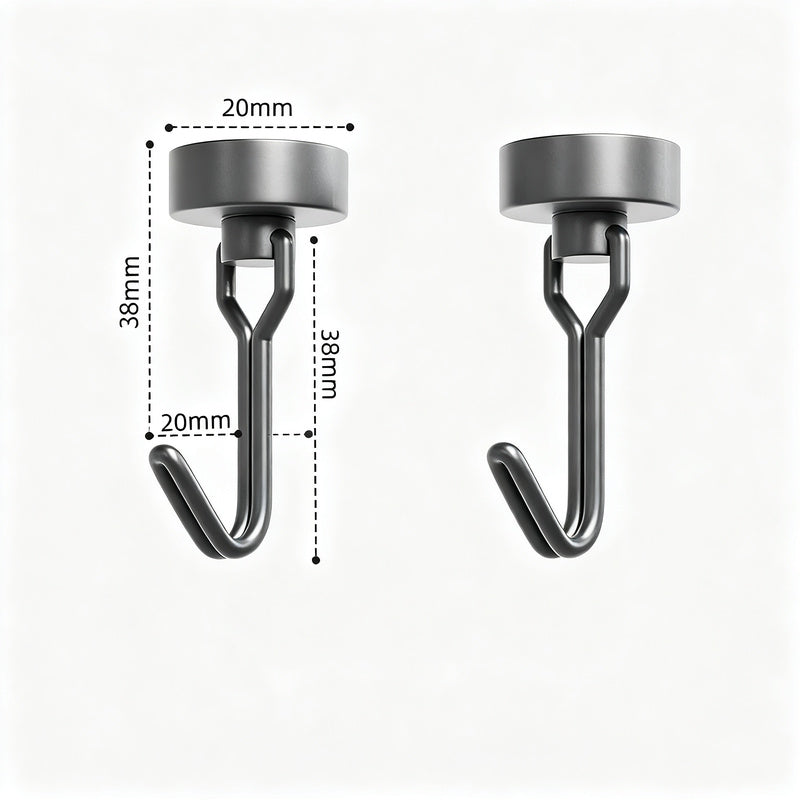 Edelstahl-Magnethaken, magnetisch