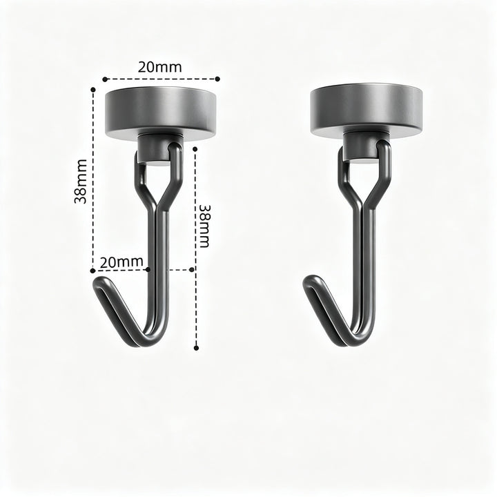 Edelstahl-Magnethaken, magnetisch