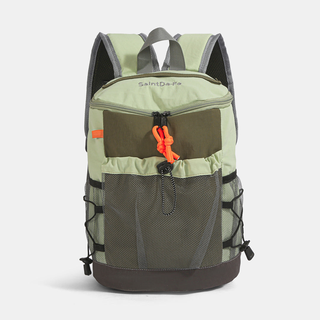 Damen-Rucksack, bis 20 L, Nylon, Patchwork-Design