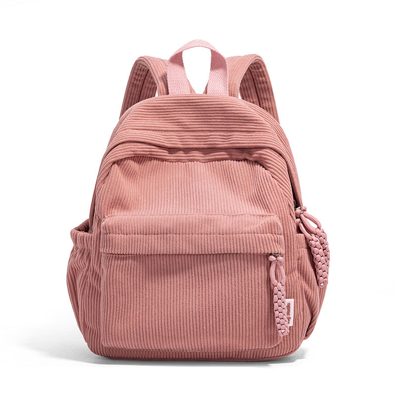 Cord-Rucksack, klein, Damen, strapazierfähig